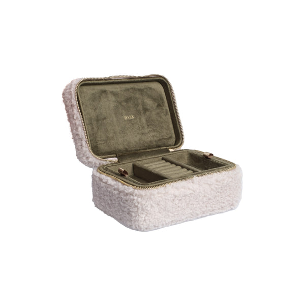 TEDDY JEWELLERY BOX LIGHT GREY