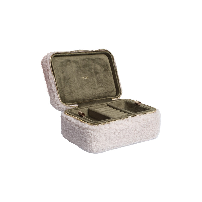 TEDDY JEWELLERY BOX LIGHT GREY
