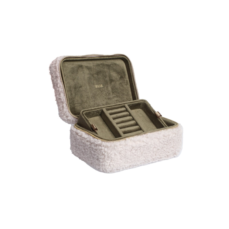TEDDY JEWELLERY BOX LIGHT GREY