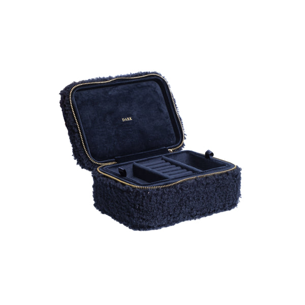 TEDDY JEWELLERY BOX NAVY BLUE