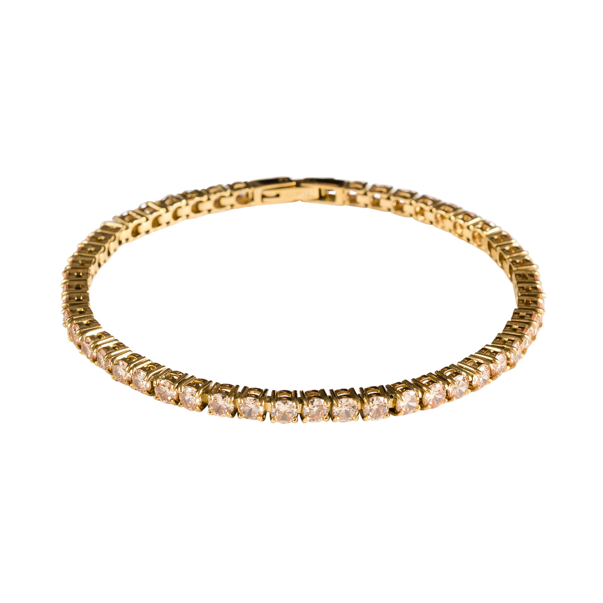 TENNIS BRACELET 3 MM CHAMPAGNE