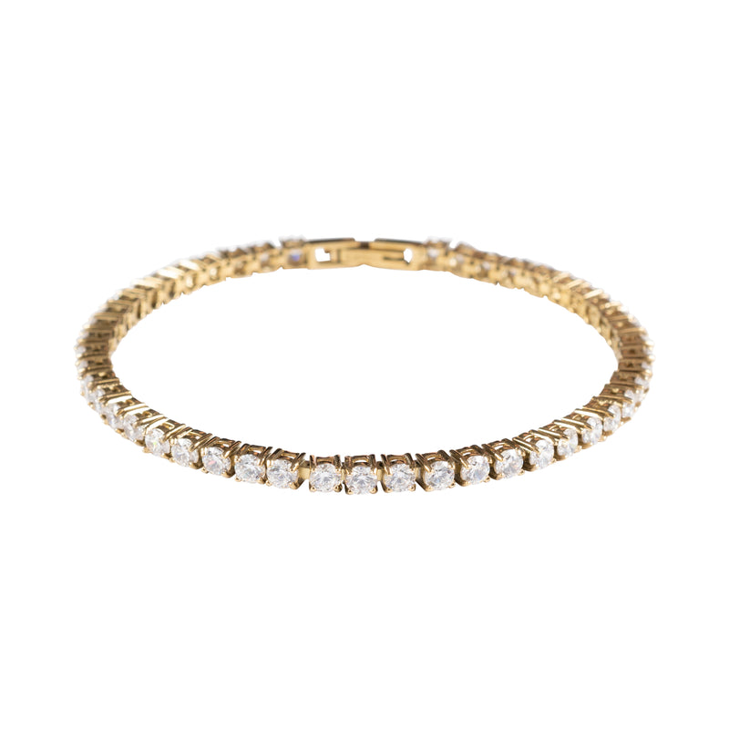 TENNIS BRACELET 3 MM GOLD