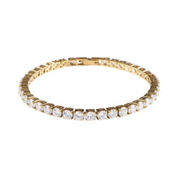 TENNIS BRACELET 4 MM GOLD