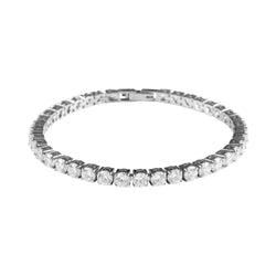 TENNIS BRACELET 4 MM SILVER