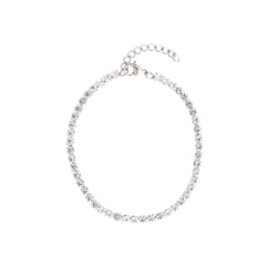 TENNIS CHAIN BRACELET 3 MM SILVER