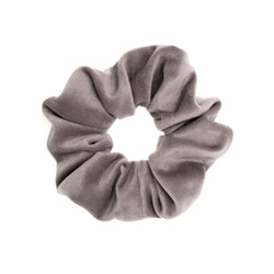 VELVET SCRUNCHIE ELEPHANT GREY