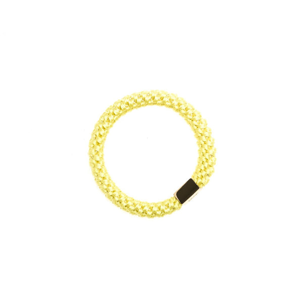 FAT HAIR TIE SUMMER YELLOW