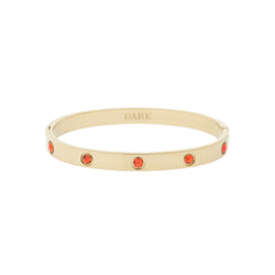 BIG DOT BANGLE ORANGE