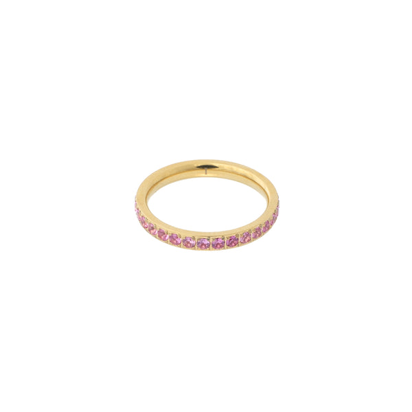 CRYSTAL RING PINK