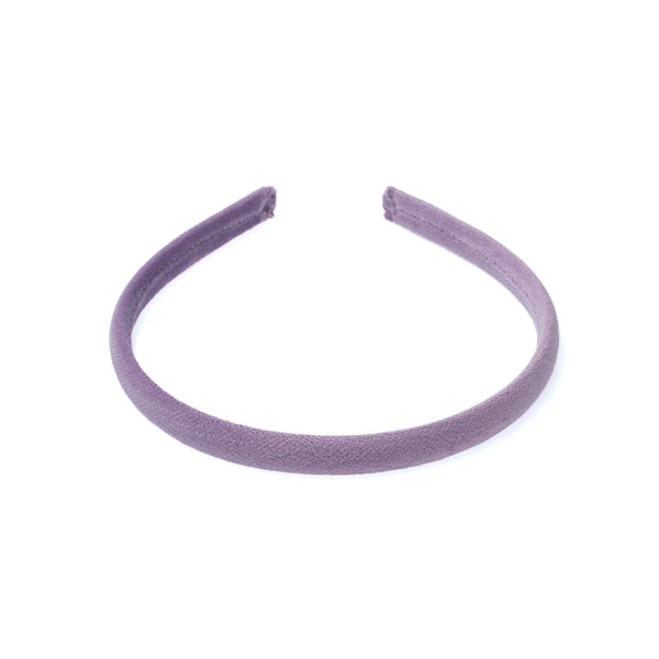 VELVET HAIR BAND THIN LAVENDEL