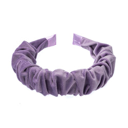 VELVET HAIR BAND WAVE LAVENDEL