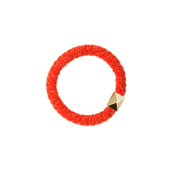 FLUFFY FAT HAIR TIE ORANGE