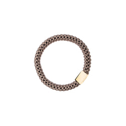 FAT HAIR TIE DARK NOUGAT