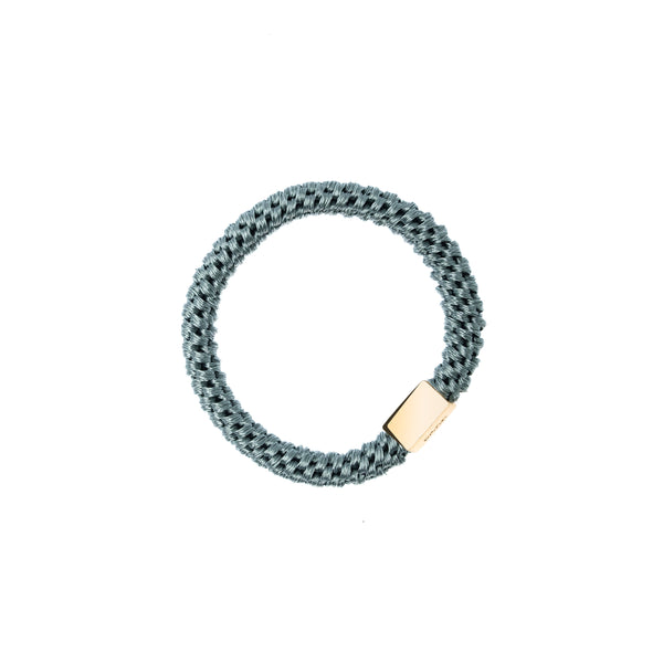 FAT HAIR TIE DARK AQUA GREEN