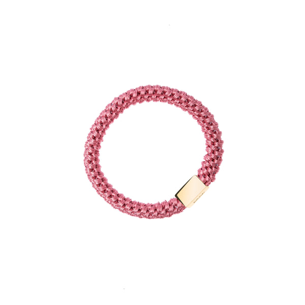 FAT HAIR TIE DARK GERANIUM PINK