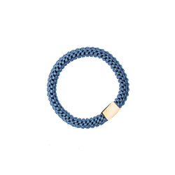 FAT HAIR TIE BLUE