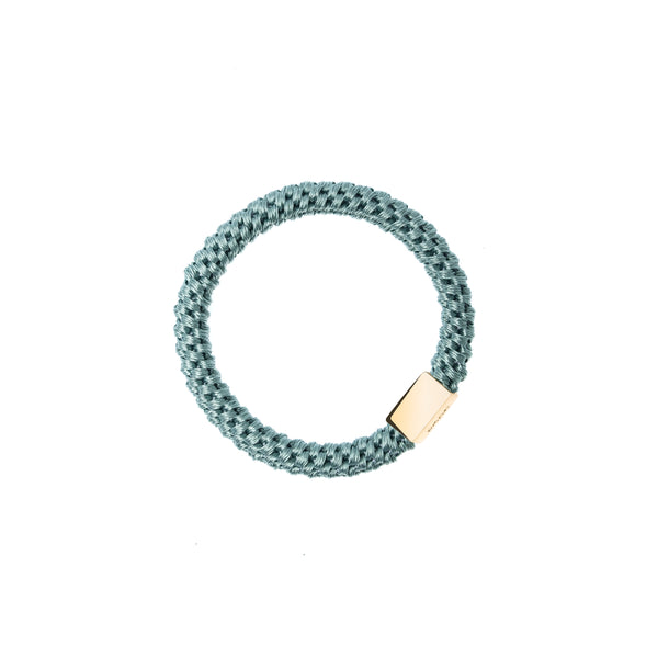 FAT HAIR TIE AQUA GREEN