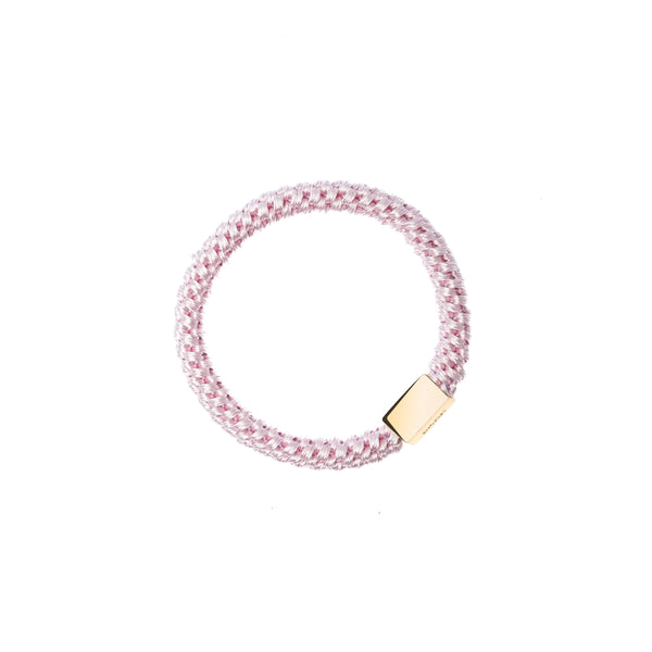 FAT HAIR TIE ROSE QUARTZ