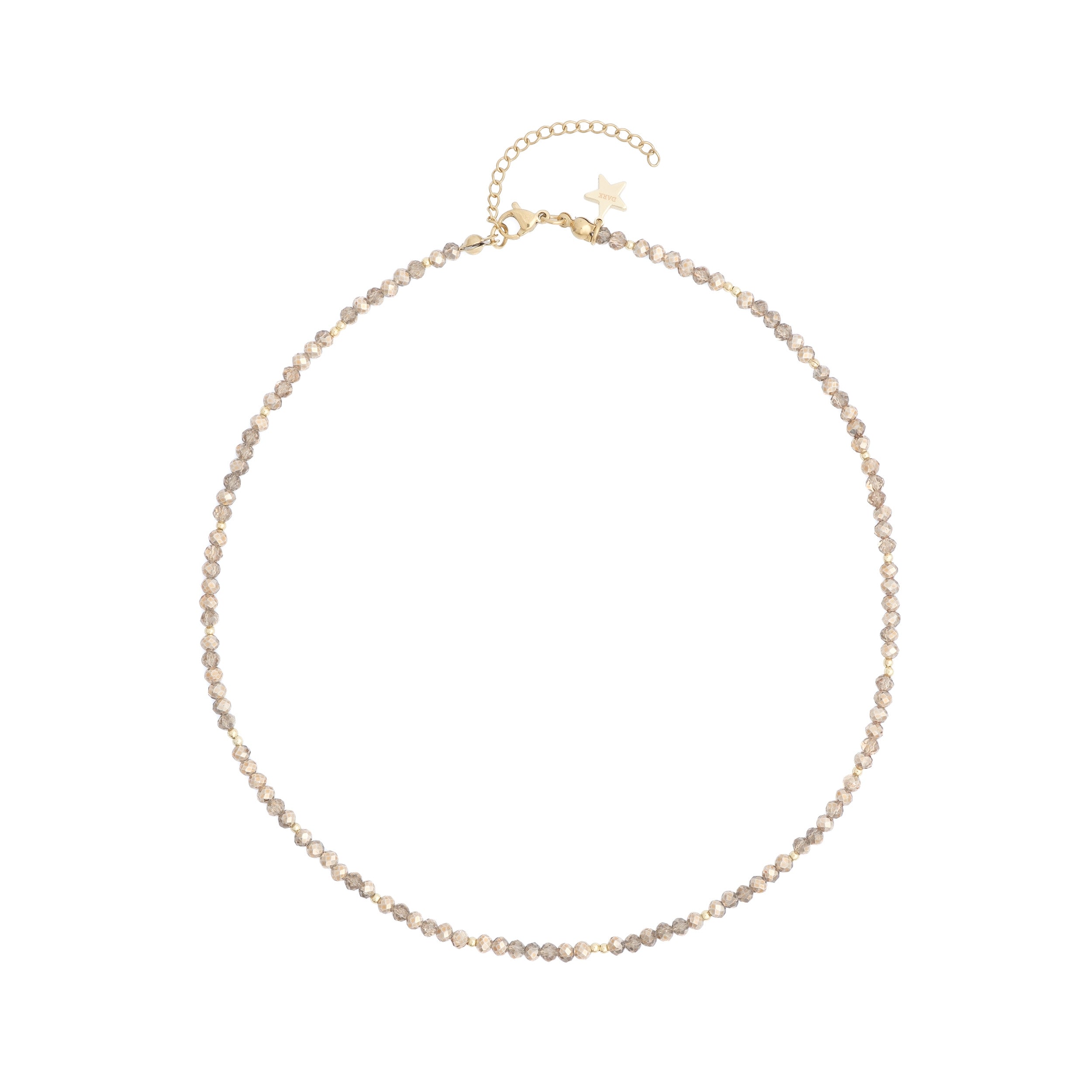 ●VVV● Glitter Double Star Clear Bead Necklace 25SSNK121F CRYSTAL BEAD NECKLACES – Tagged