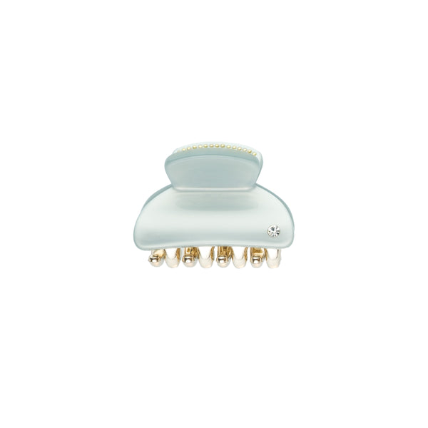 HAIR CLAW SMALL AQUA GREEN