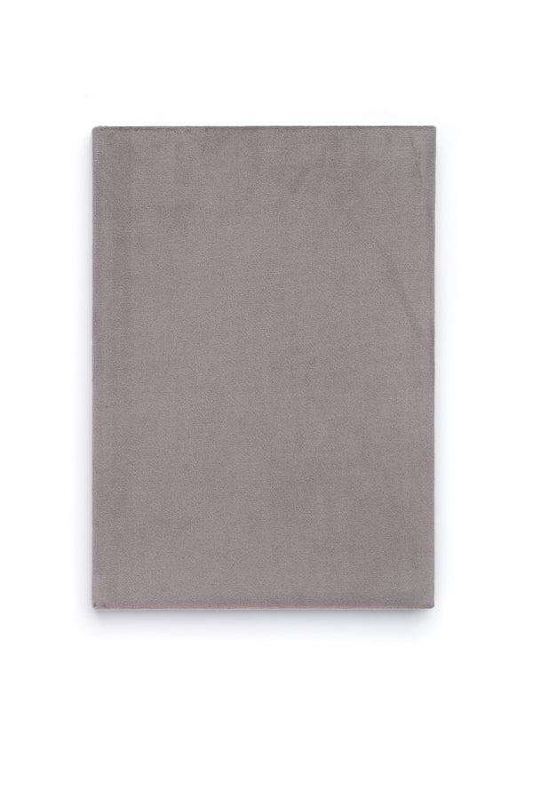 VELVET NOTEBOOK A5 ELEPHANT GREY