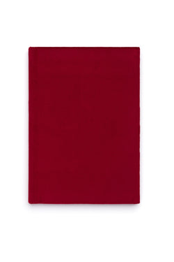 VELVET NOTEBOOK A5 RED