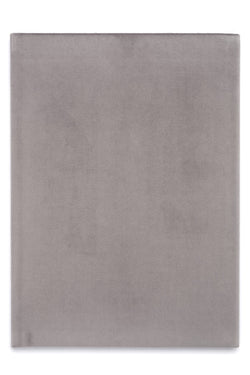 VELVET NOTEBOOK A4 ELEPHANT GREY