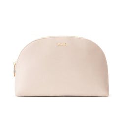 VELVET MAKE-UP POUCH LARGE SAND
