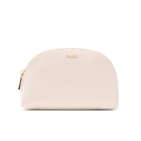 VELVET MAKE-UP POUCH SMALL SAND