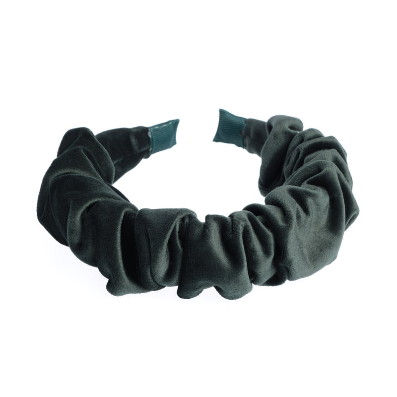 VELVET HAIR BAND WAVE PINE