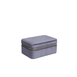 VELVET JEWELLERY BOX GRISALLE BLUE