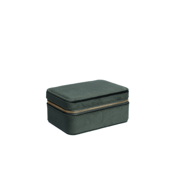 VELVET JEWELLERY BOX PINE