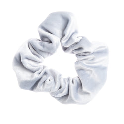 VELVET SCRUNCHIE COOL BLUE