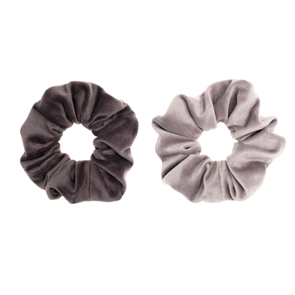 SILK SCRUNCHIE ELEPHANT GREY SILK SCRUNCHIE ELEPHANT GREY