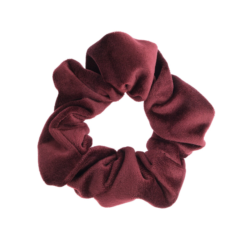 VELVET SCRUNCHIE MAROON