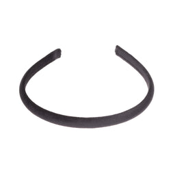 VELVET HAIR BAND THIN BLACK