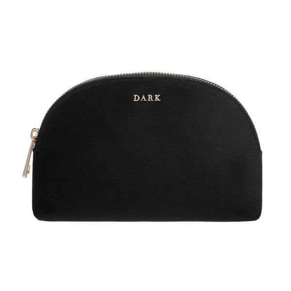 VELVET MAKE-UP POUCH SMALL BLACK