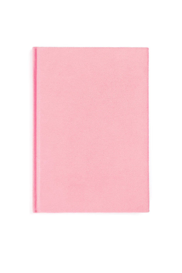 VELVET NOTEBOOK A5 PALE PINK