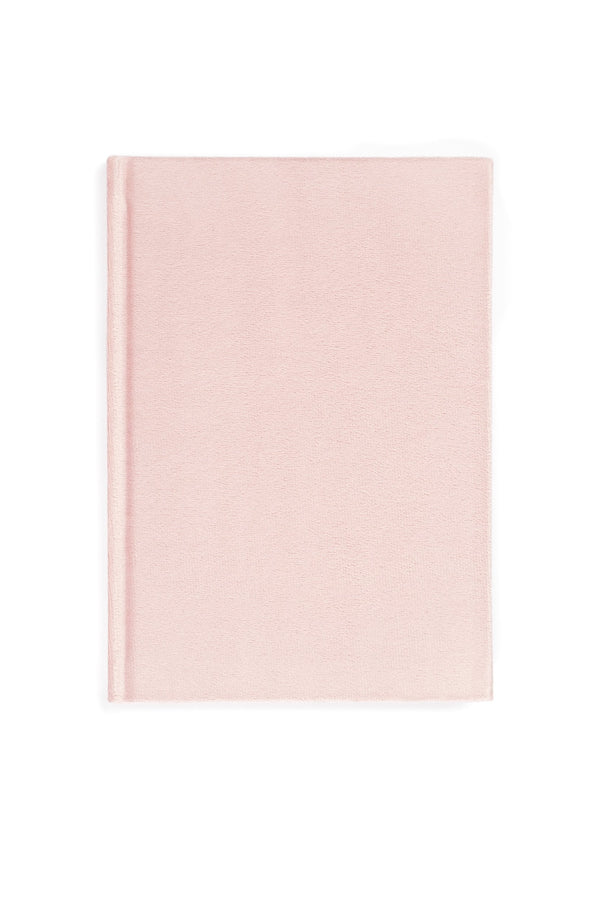 VELVET NOTEBOOK A5 PALE ROSE