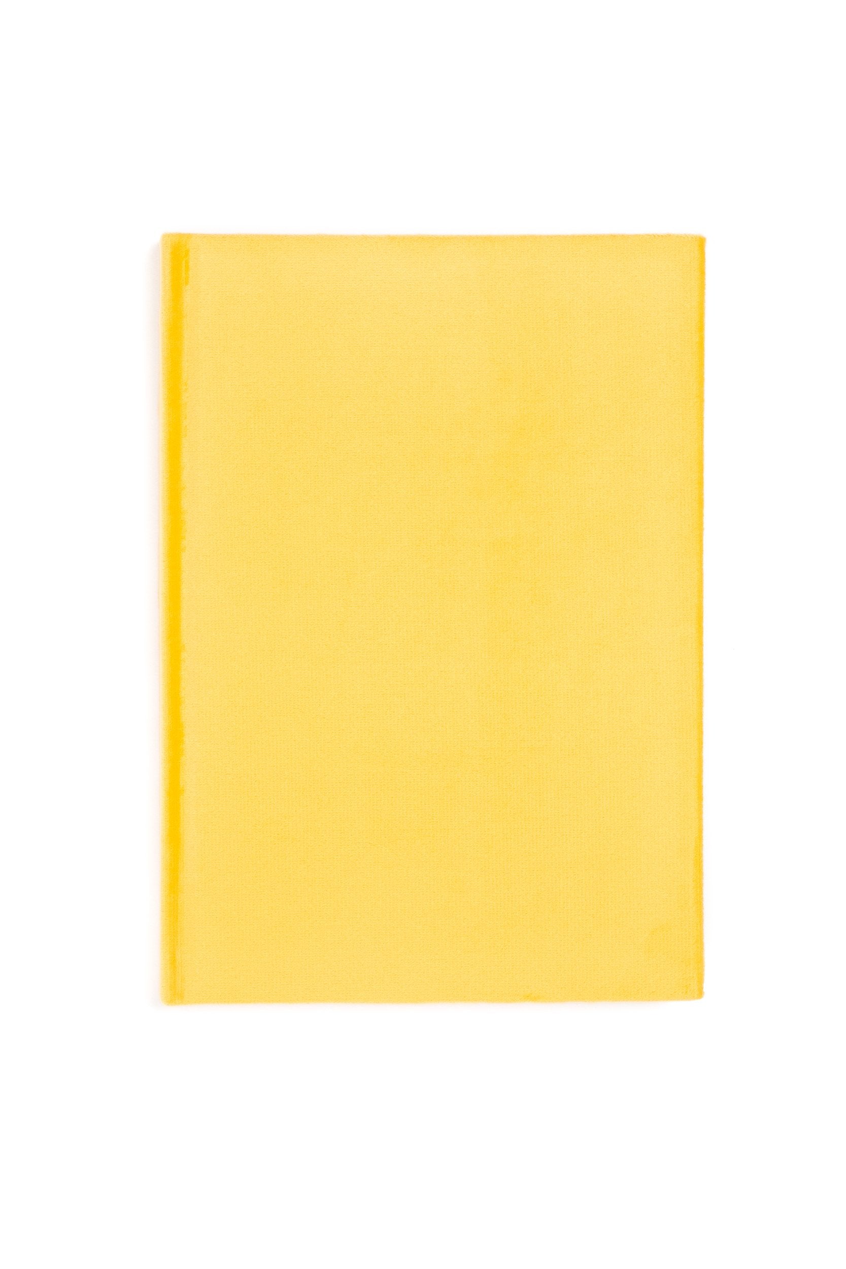 VELVET NOTEBOOK A5 SUN YELLOW – DARK department