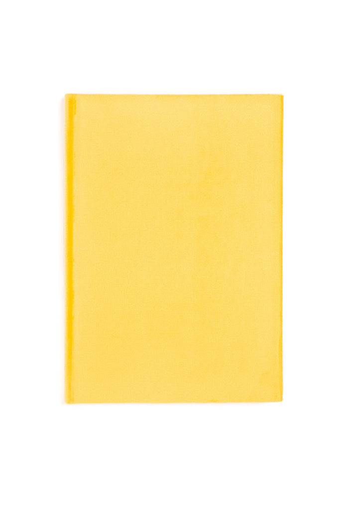 VELVET NOTEBOOK A5 SUN YELLOW VELVET NOTEBOOK A5 SUN YELLOW