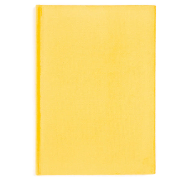 VELVET NOTEBOOK A5 SUN YELLOW VELVET NOTEBOOK A5 SUN YELLOW