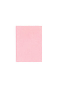 VELVET NOTEBOOK A6 PALE PINK