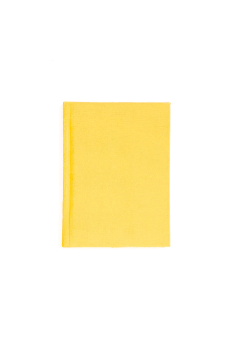 VELVET NOTEBOOK A6 YELLOW