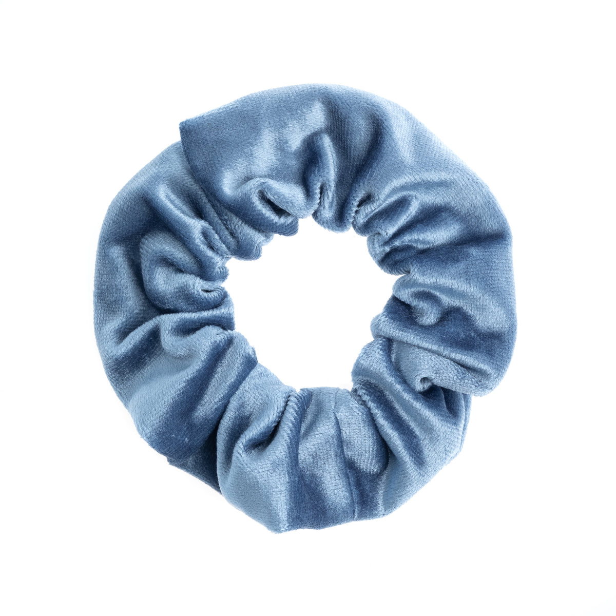 VELVET SCRUNCHIE 501 BLUE