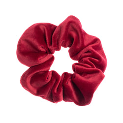 VELVET SCRUNCHIE OX RED