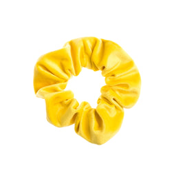 VELVET SCRUNCHIE SUN YELLOW VELVET SCRUNCHIE SUN YELLOW
