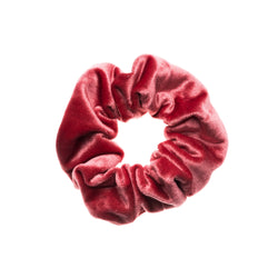 VELVET SCRUNCHIE CANDY PINK