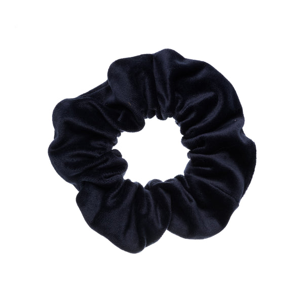 VELVET SCRUNCHIE NAVY BLUE