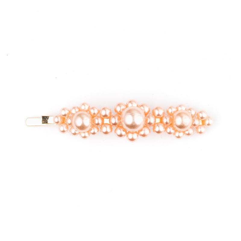 VINTAGE PEARL BIG PIN PALE ROSE